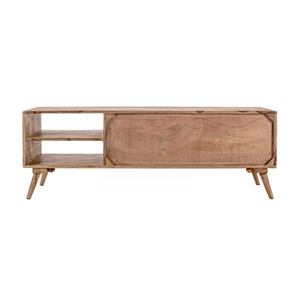 Mueble de television de madera estilo nórdico vintage