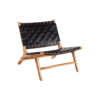 silla de madera respaldo trenzado